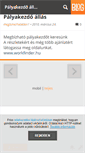 Mobile Screenshot of palyakezdoallasok.blog.hu