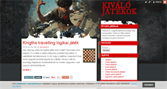 Desktop Screenshot of kivalojatekok.blog.hu