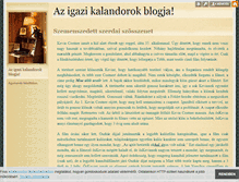 Tablet Screenshot of kolbasztoltogep.blog.hu