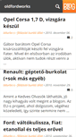 Mobile Screenshot of oldfordworks.blog.hu