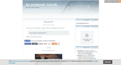 Desktop Screenshot of hulyeemberek.blog.hu