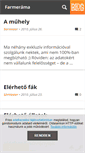 Mobile Screenshot of farmerama.blog.hu