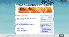 Desktop Screenshot of ibsnight.blog.hu