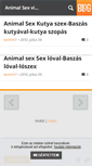 Mobile Screenshot of animalsex.blog.hu