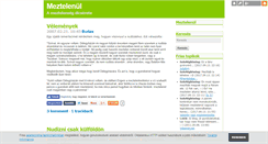Desktop Screenshot of meztelen.blog.hu