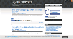 Desktop Screenshot of ingatlannet.blog.hu