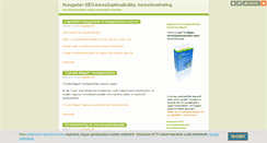 Desktop Screenshot of hungarianseo.blog.hu
