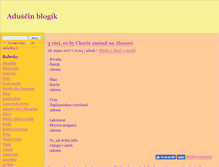 Tablet Screenshot of adush37.blog.cz