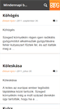 Mobile Screenshot of napibabona.blog.hu