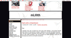 Desktop Screenshot of mlilith.blog.cz