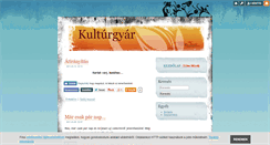 Desktop Screenshot of kulturgyar.blog.hu