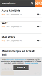 Mobile Screenshot of memeizmus.blog.hu