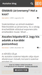 Mobile Screenshot of butor-asztalos.blog.hu