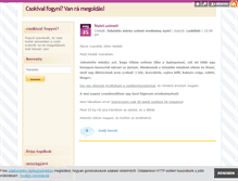 Tablet Screenshot of fogyascsokival.blog.hu