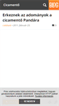 Mobile Screenshot of cicamento.blog.hu