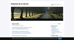 Desktop Screenshot of historiesdelaciencia.blog.cat