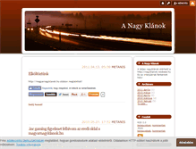 Tablet Screenshot of nagyklanok.blog.hu