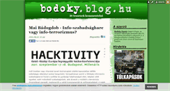 Desktop Screenshot of bodoky.blog.hu