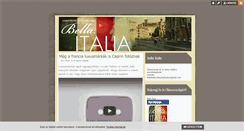 Desktop Screenshot of bellaitalia.blog.hu