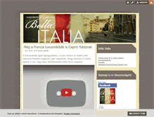 Tablet Screenshot of bellaitalia.blog.hu