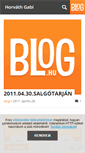 Mobile Screenshot of horvathgabi.blog.hu