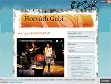 Tablet Screenshot of horvathgabi.blog.hu