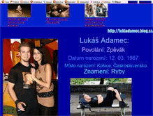 Tablet Screenshot of lukiadamec.blog.cz