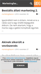 Mobile Screenshot of marketingfaszom.blog.hu