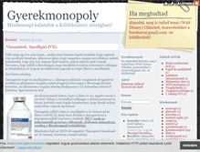 Tablet Screenshot of gyerekmonopoly.blog.hu