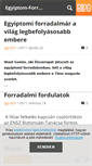 Mobile Screenshot of egyiptom-forradalmak.blog.hu