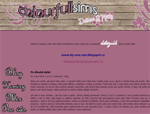 Tablet Screenshot of colourfullsims.blog.cz