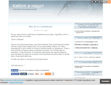 Tablet Screenshot of kattintanagyi.blog.hu