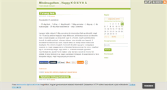 Desktop Screenshot of mindmegettem.blog.hu
