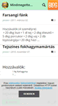 Mobile Screenshot of mindmegettem.blog.hu