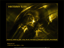 Tablet Screenshot of mateus.blog.cz