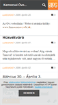 Mobile Screenshot of kamocsaiovi.blog.hu