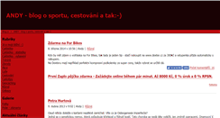 Desktop Screenshot of andysbike.blog.cz