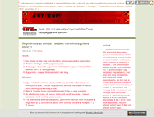 Tablet Screenshot of antikom.blog.hu