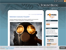 Tablet Screenshot of forint.blog.hu