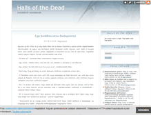 Tablet Screenshot of hallsofthedead.blog.hu