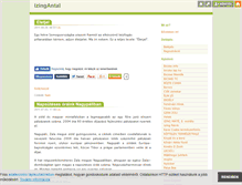 Tablet Screenshot of izingantal.blog.hu