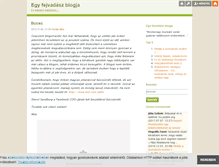 Tablet Screenshot of fejvadasz.blog.hu