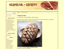 Tablet Screenshot of marmeladarecepty.blog.cz