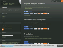 Tablet Screenshot of huberzoltan.blog.hu
