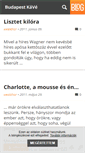 Mobile Screenshot of budapestkave.blog.hu