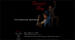 Desktop Screenshot of gerard-way.blog.cz