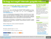 Tablet Screenshot of medbiotechdiagnosztika.blog.hu