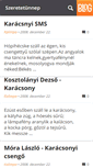 Mobile Screenshot of karacsonyvaro.blog.hu
