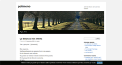 Desktop Screenshot of polimono.blog.cat
