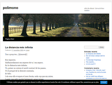 Tablet Screenshot of polimono.blog.cat